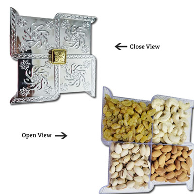 "Swastik  Dry Fruit Box - Code DFB7000-001 - Click here to View more details about this Product
